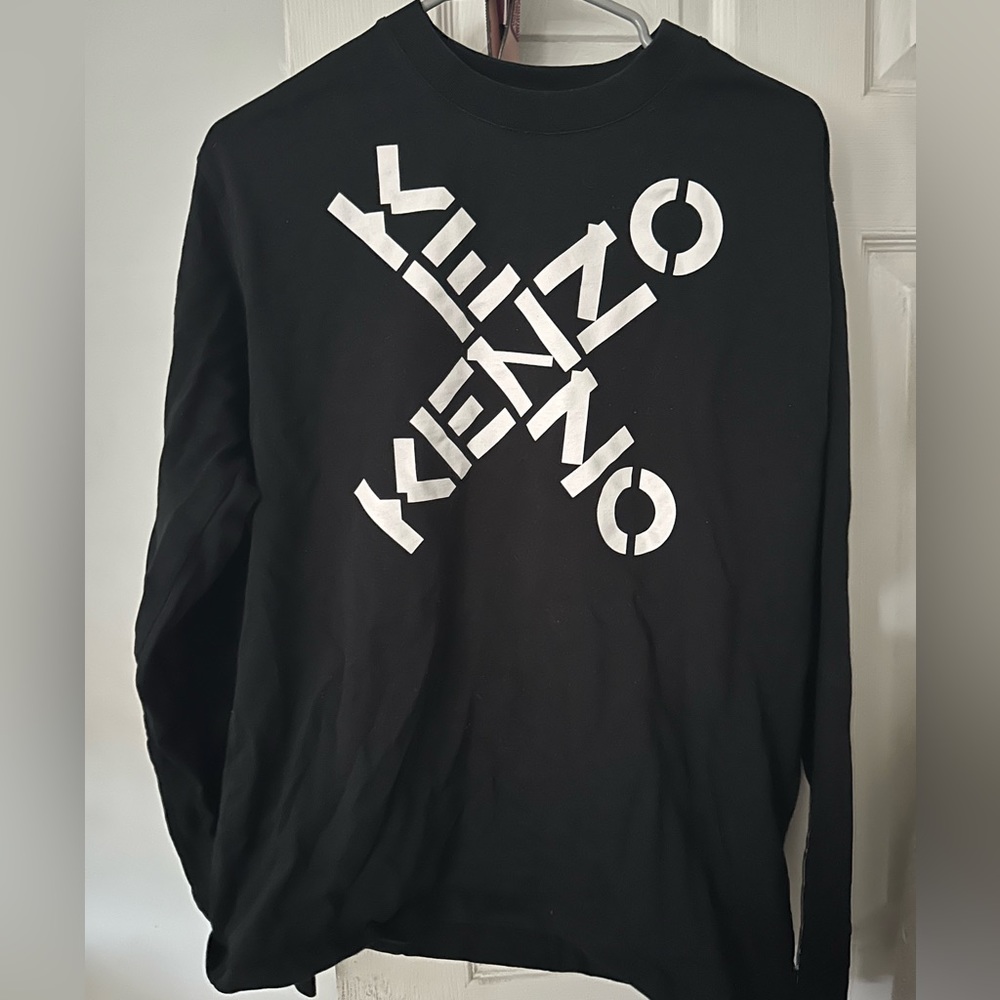 KENZO Black Sport Big X Long Sleeve T-Shirt